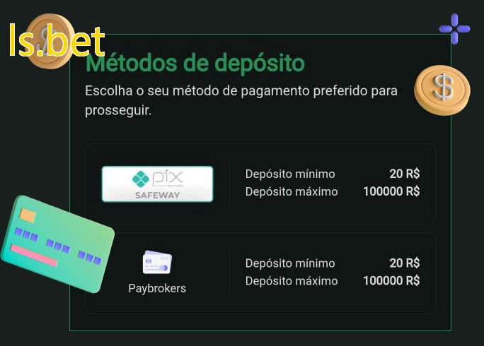 O cassino ls.betbet oferece uma grande variedade de métodos de pagamento